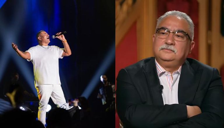 إبراهيم عيسى وعمرو دياب