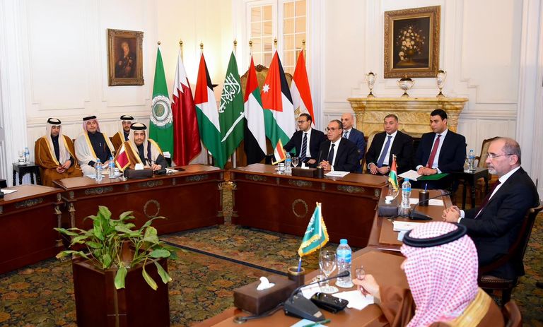 جانب من الاجتماع العربي