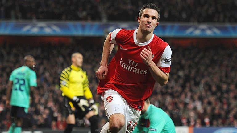 روبين فان بيرسي السير أليكس فيرغسون وروبن أموريم