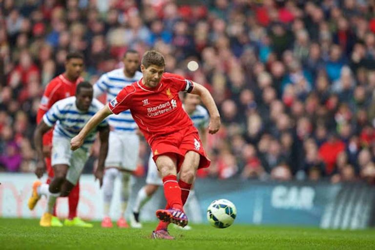 ستيفن جيرارد محمد صلاح نجم ليفربول