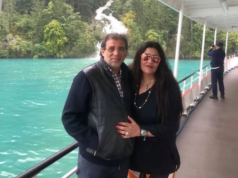 خالد يوسف وابنته