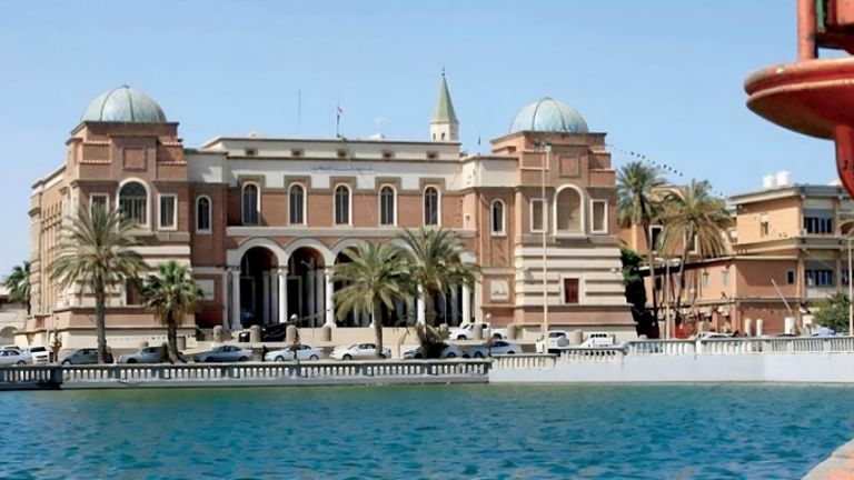 ليبيا جانب من اجتماع مجلس إدارة مصرف ليبيا المركزي