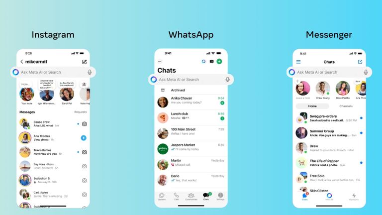 مساعد الذكاء الاصطناعي Meta AI