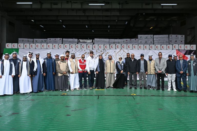 سفينة المساعدات الإماراتية السادسة