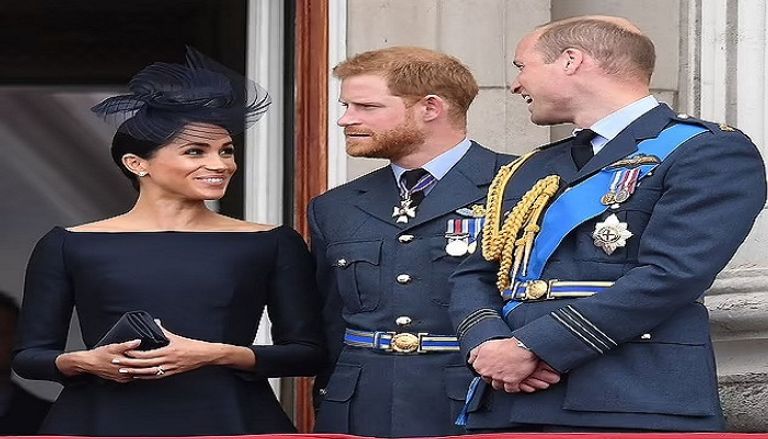 الأمير ويليام يقبل ميغان 