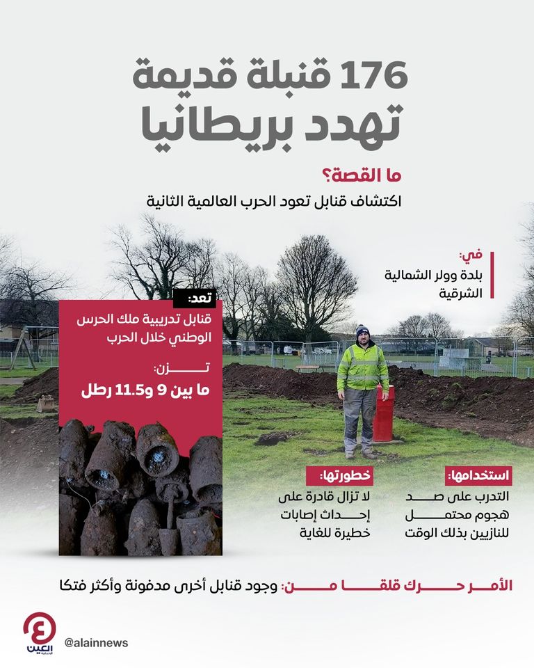 موقع العثور على القنابل