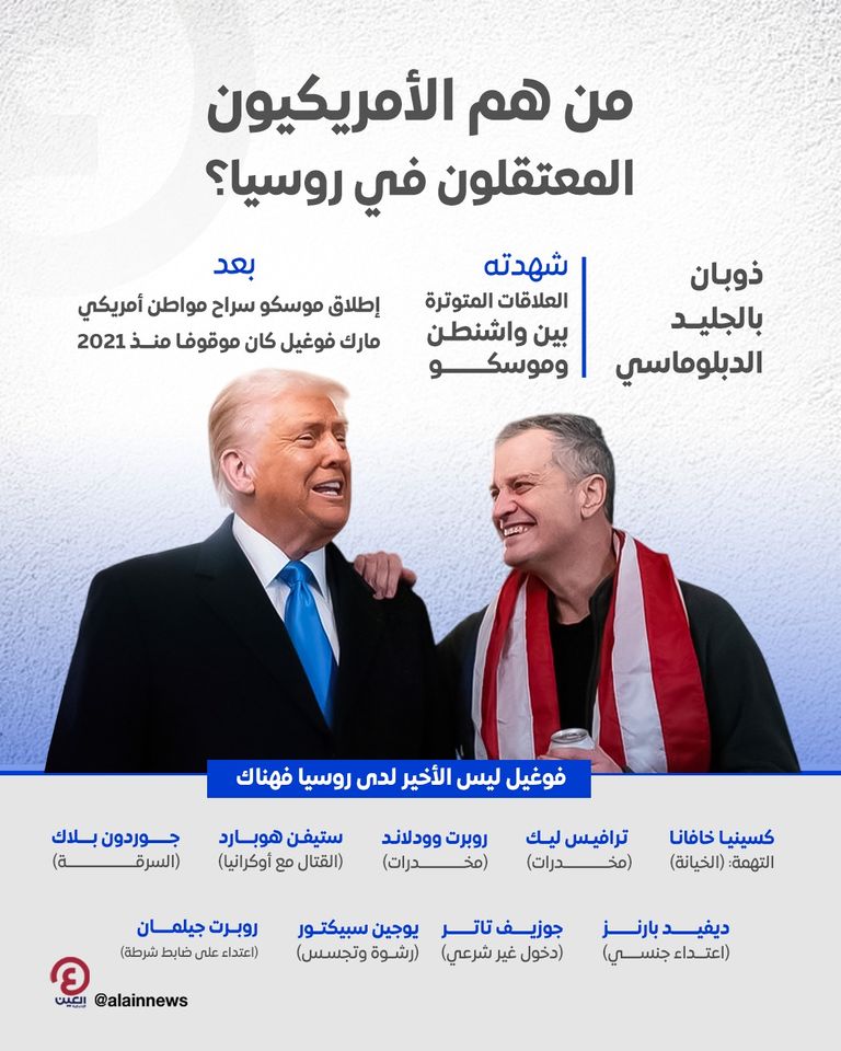 ترامب لدى استقباله مارك فوغيل