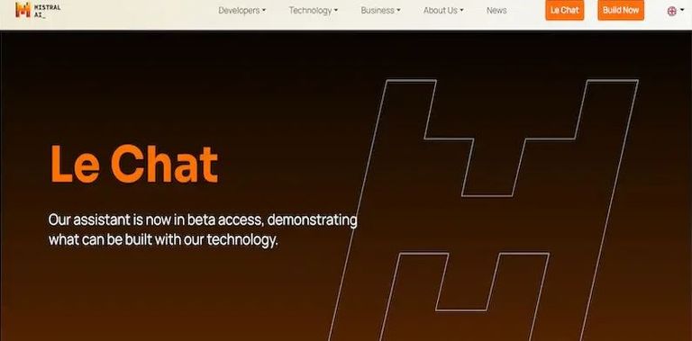 شعار نموذج الذكاء الاصطناعي الفرنسي Le Chat