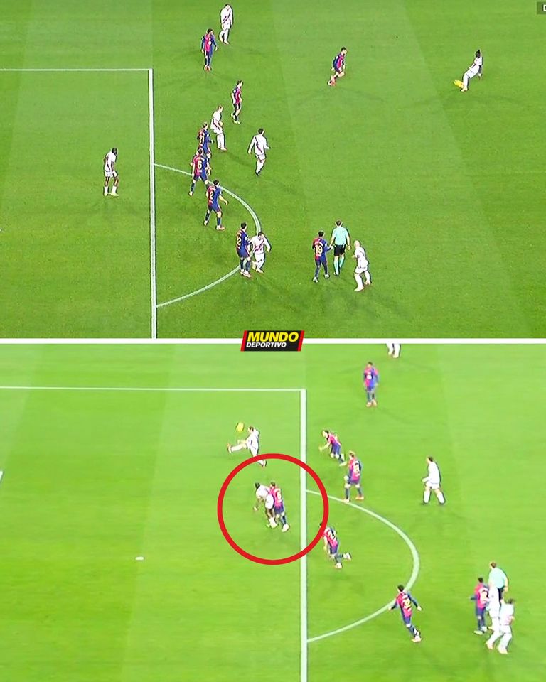 هدف رايو فاليكانو الملغي أمام برشلونة حسرة لاعبي رايو فاليكانو