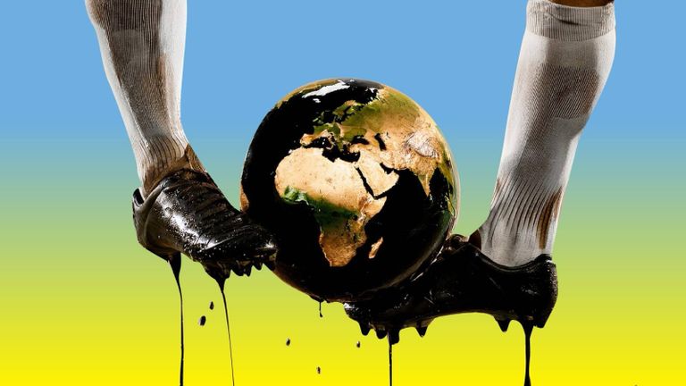 كرة القدم والانبعاثات الضارة درجات الحرارة المرتفعة في ملاعب كرة القدم