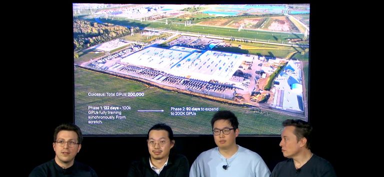 إيلون ماسك من حدث إطلاق Grok 3 إيلون ماسك يطلق Grok 3