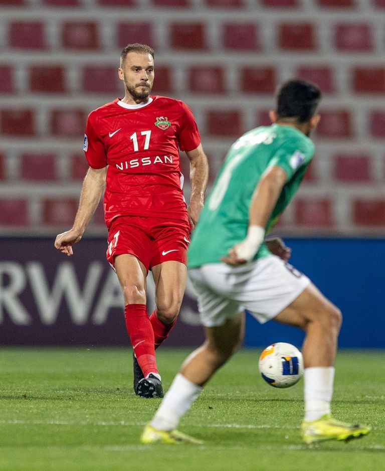 مباراة شباب الأهلي والوحدات 