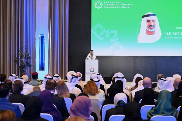 الشيخ نهيان بن مبارك آل نهيان والعلامة عبدالله بن بيّه