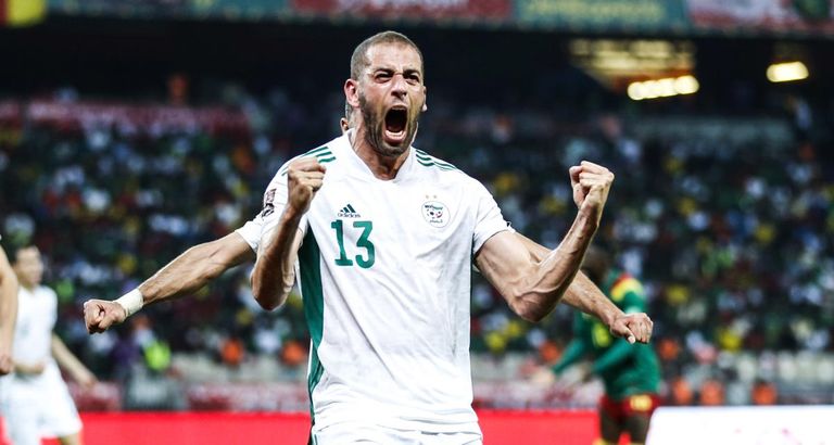 إسلام سليماني إسلام سليماني هداف منتخب الجزائر