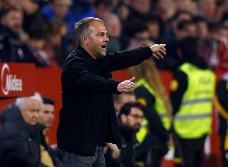 هانز فليك مدرب برشلونة