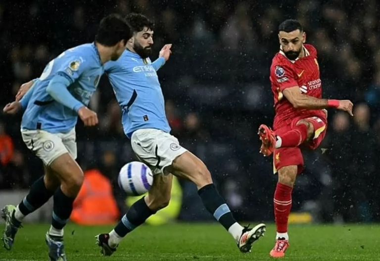 المصري محمد صلاح ضد مانشستر سيتي المصري محمد صلاح