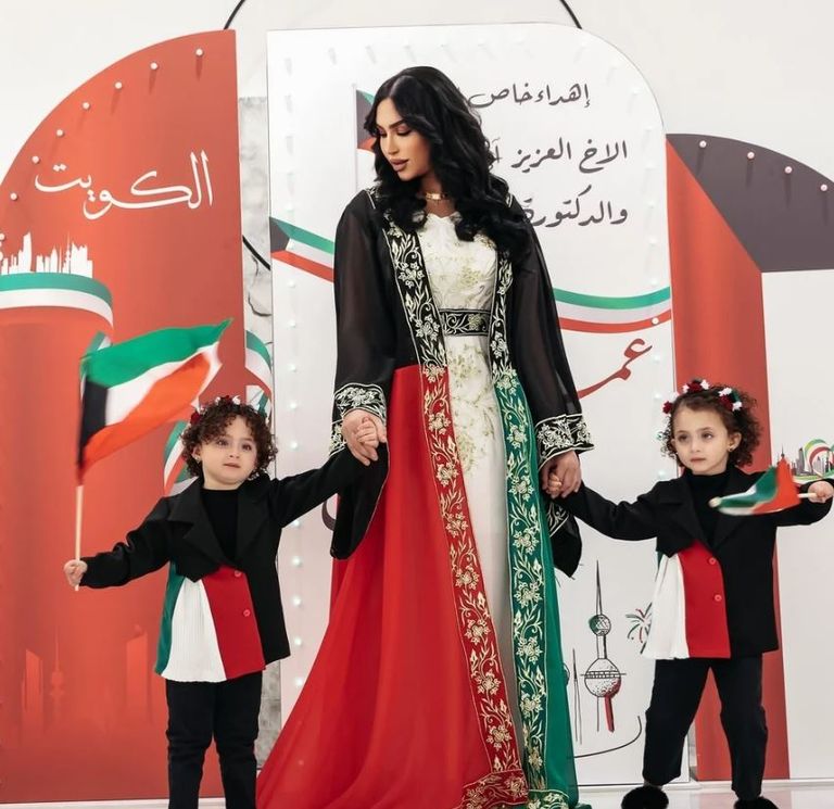 إطلالات العيد الوطني الكويتي