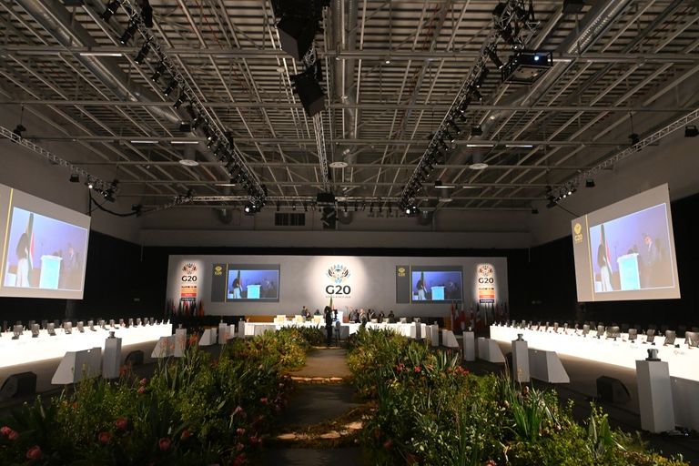 اجتماعات مجموعة العشرين في جنوب أفريقيا - أ.ف.ب