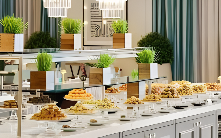 بوفيه فندق العنوان جبل عمر أحد أفضل الخيم الرمضانية في مكة 2025