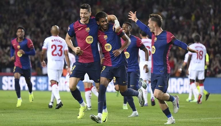 برشلونة الإسباني ريال سوسيداد وبرشلونة