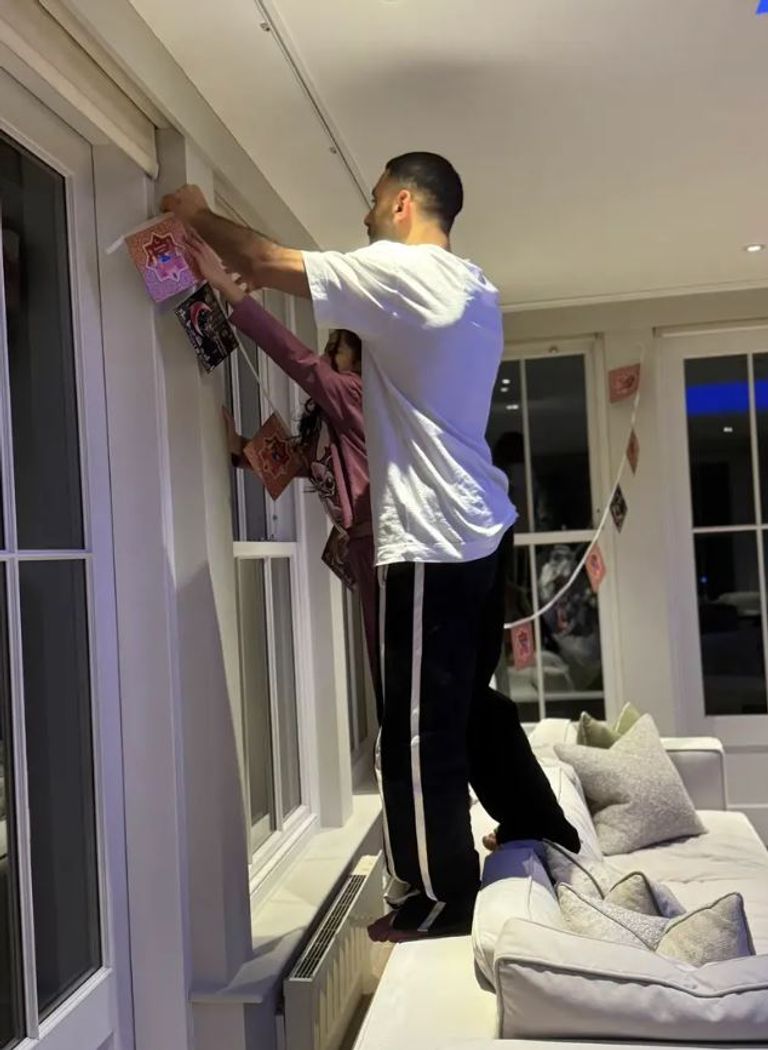 محمد صلاح وابنته