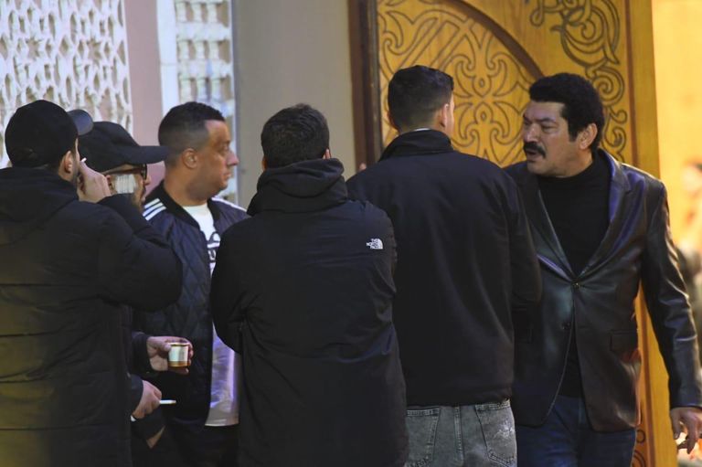 عزاء والدة باسم سمرة