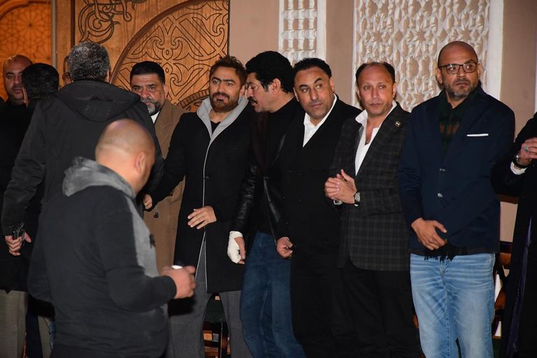 عزاء والدة باسم سمرة