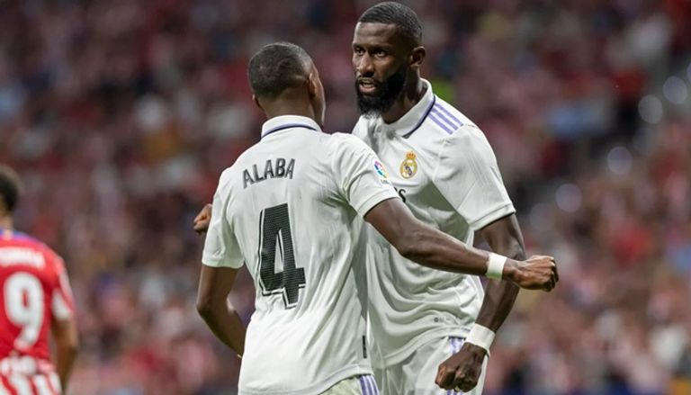 ديفيد ألابا وأنطونيو روديغير أتلتيكو مدريد وريال مدريد
