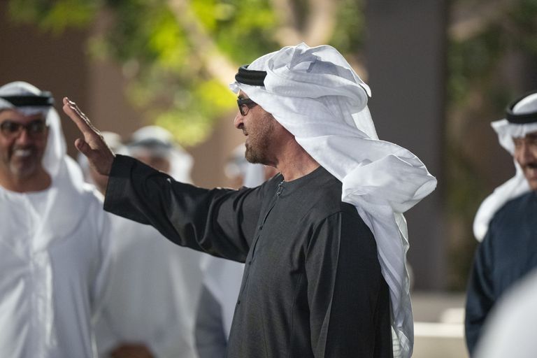 لقاء الشيخ محمد بن زايد آل نهيان وحكام الإمارات