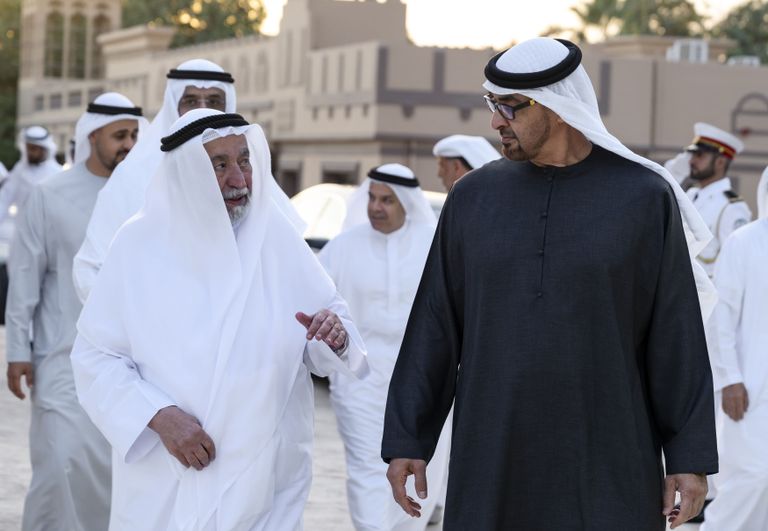 لقاء الشيخ محمد بن زايد آل نهيان وحكام الإمارات