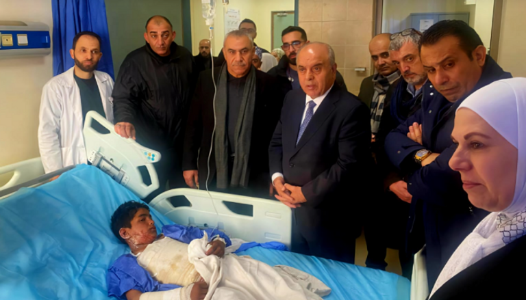 الملكة رانيا تتابع حالة الطفل «محمد» الملكة رانيا تتابع حالة الطفل محمد