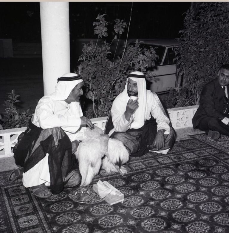 الشيخ محمد بن زايد آل نهيان يلتقي حكام الإمارات بمزرعة الشيخ زايد التاريخية 