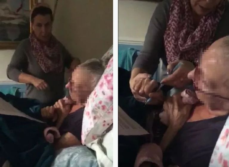 جثة سيدة ـ تعبيرية 