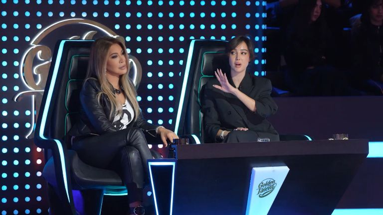 بسمة بوسيل مع رامز جلال