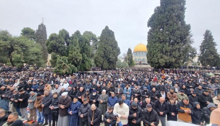  الجمعة الأولى من رمضان في المسجد الأقصى