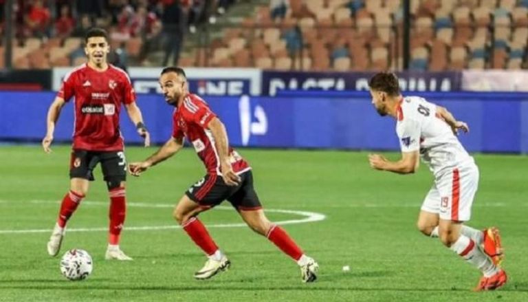 جانب من مباراة الأهلي والزمالك