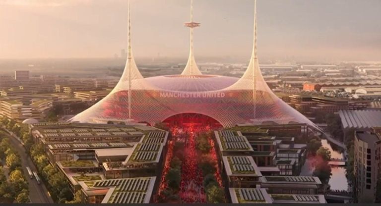 ملعب مانشستر يونايتد تصميم ملعب مانشستر يونايتد