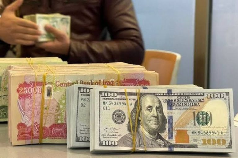الدولار مقابل الدينار العراقي