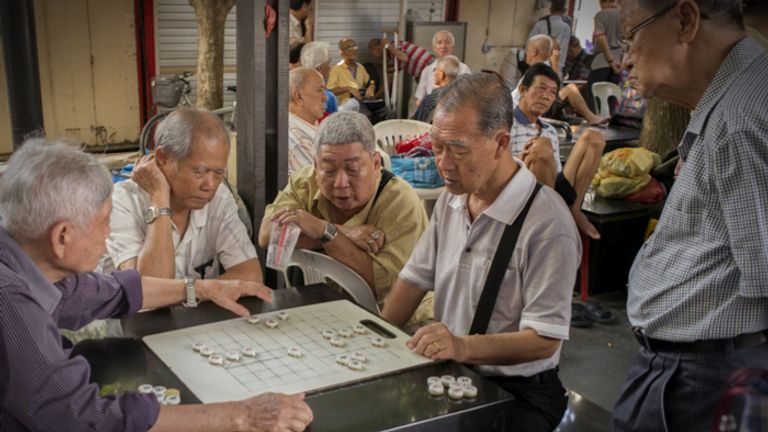 المسنين في سنغافورة