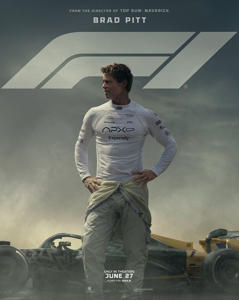 أفيش فيلم «f1» براد بيت في فورمولا 1