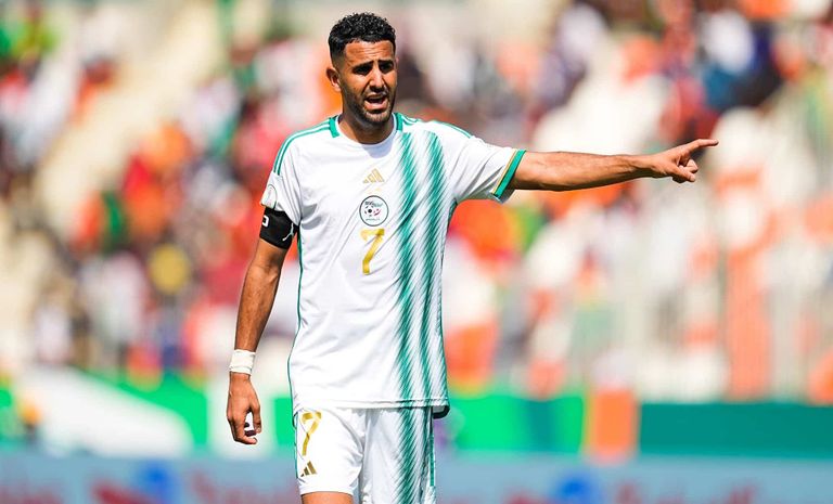 رياض محرز تدريبات منتخب الجزائر