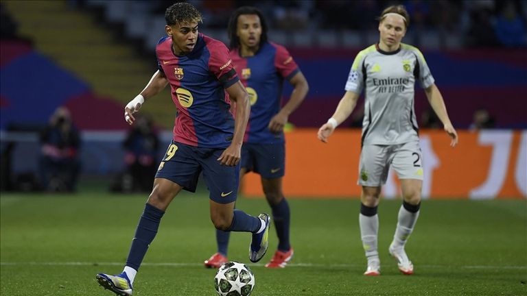 لامين يامال نجم برشلونة ريال مدريد الإسباني