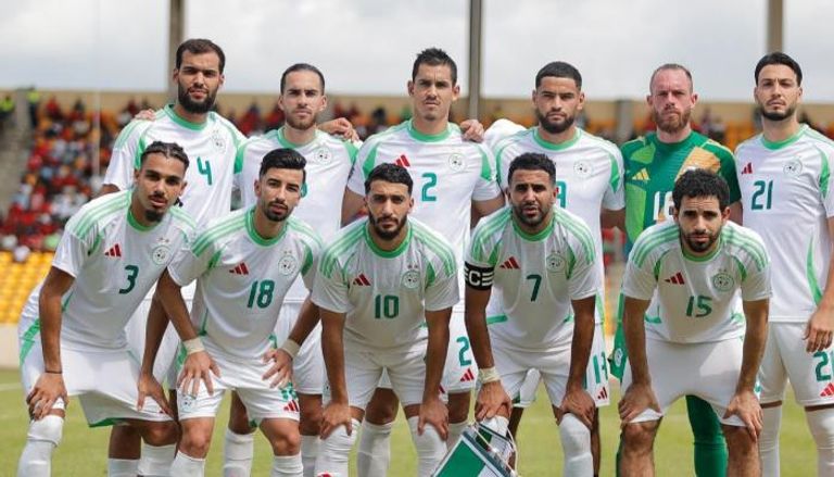 لاعبو منتخب الجزائر