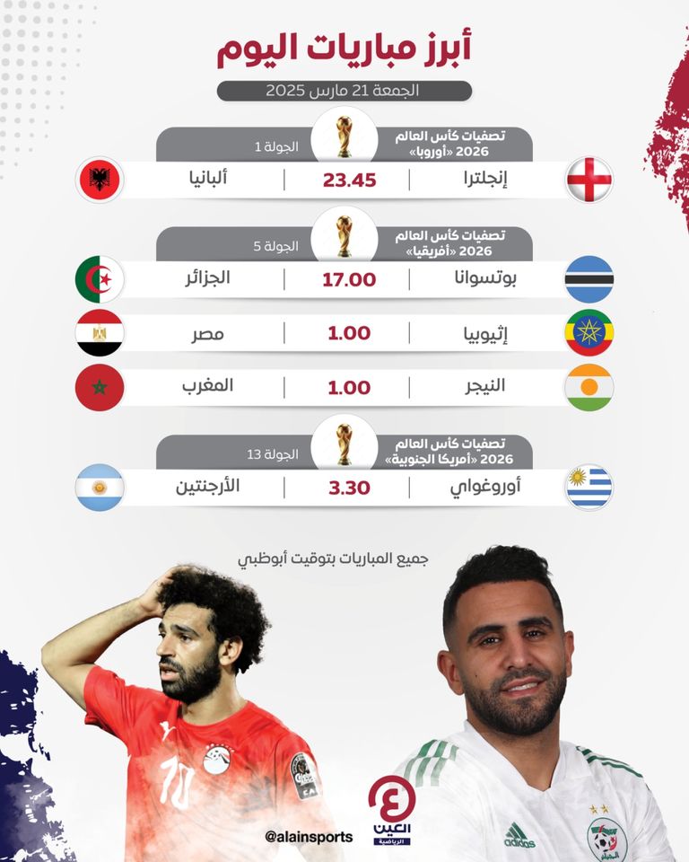 مباريات اليوم