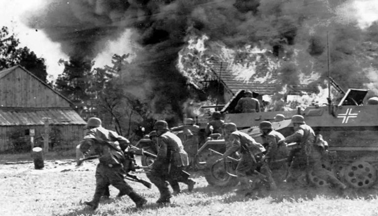 جنود ألمان خلال الحرب العالمية الثانية