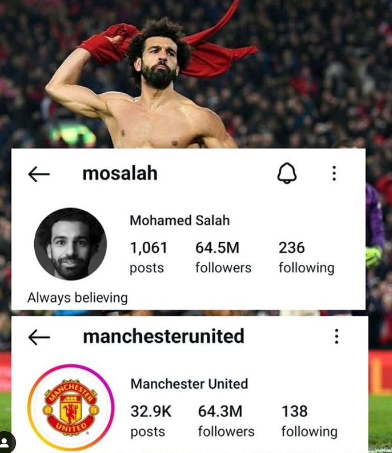 محمد صلاح محمد صلاح ضد مانشستر يونايتد