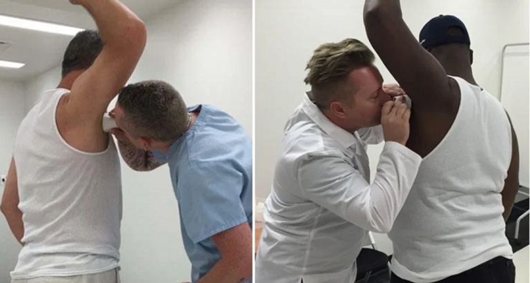 وظيفة شم الإبط لتقييم فعالية مزيلات العرق