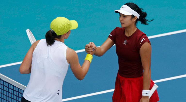 ألكسندرا إيالا في بطولة ميامي للتنس 2025