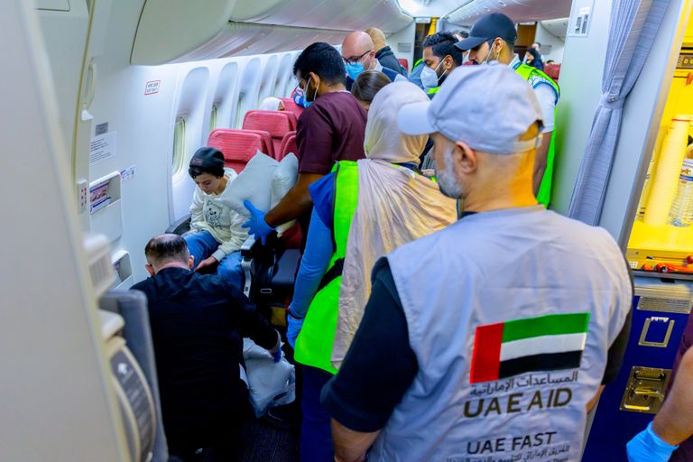 الإمارات تواصل جهودها الإنسانية في غزة