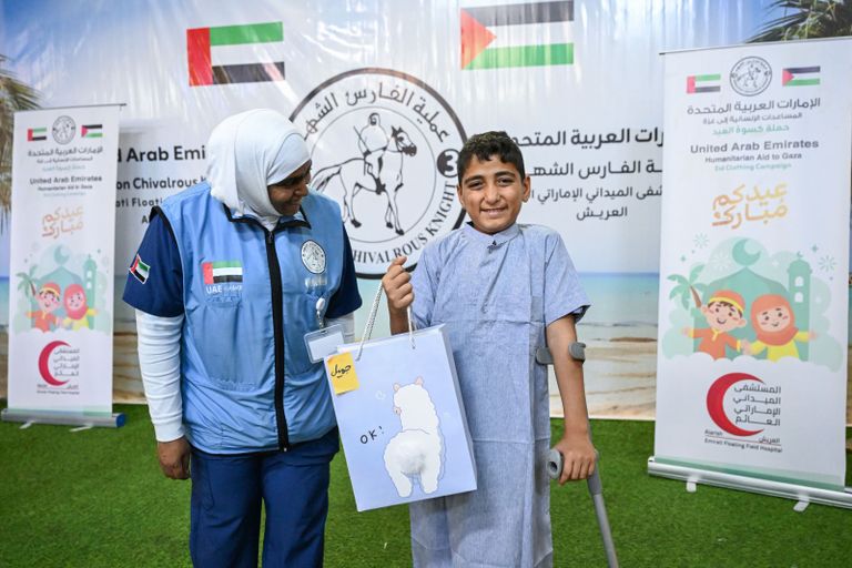 الإمارات تواصل جهودها الإنسانية في غزة